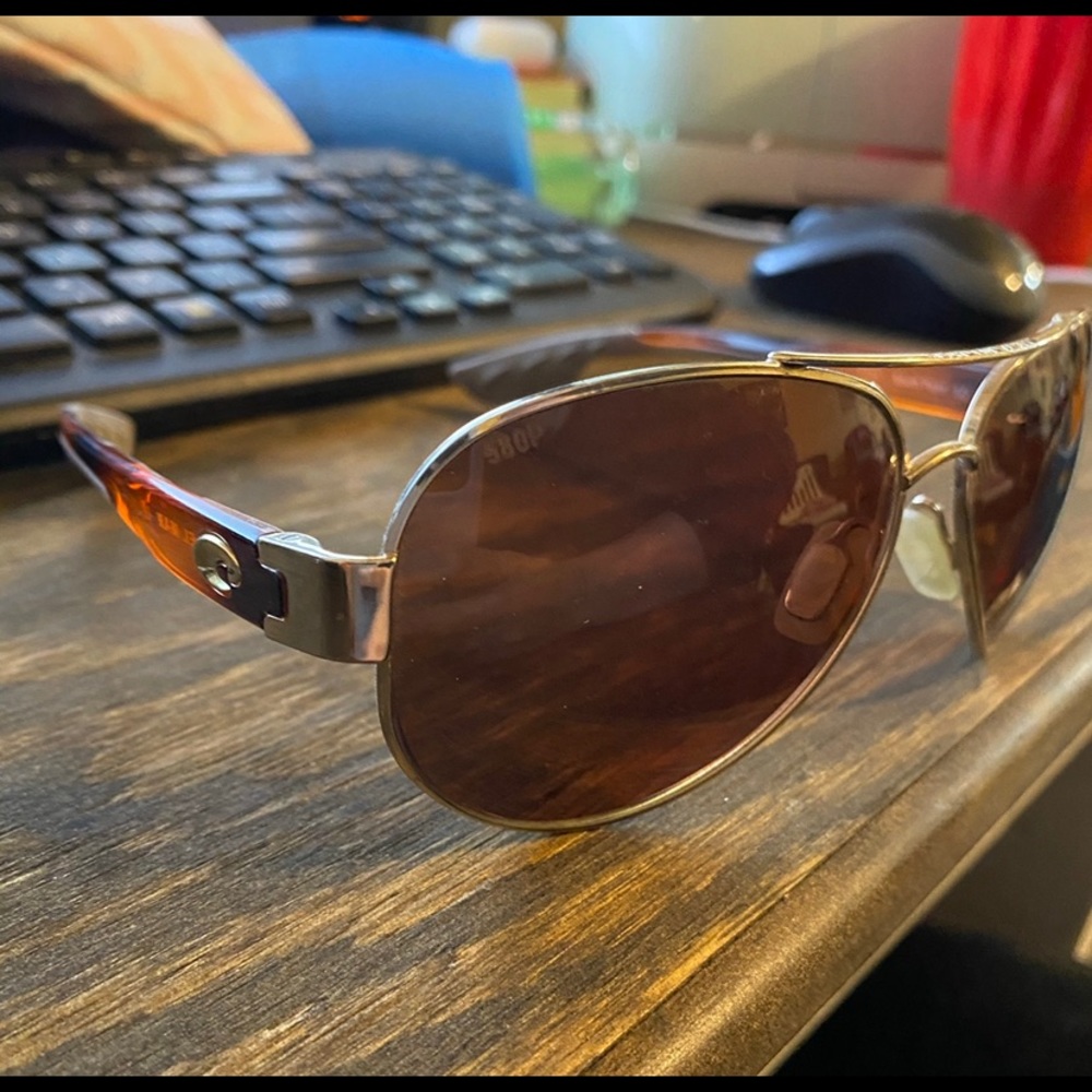 Costa Del Mar Men's Polarized Aviator Sunglasses